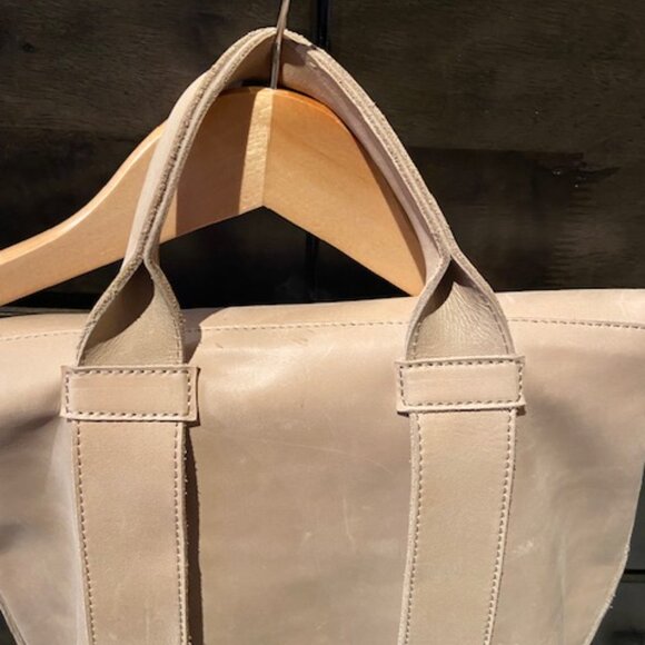 Able Ella Tan Leather Backpack - Magnolia - Picture 2 of 6